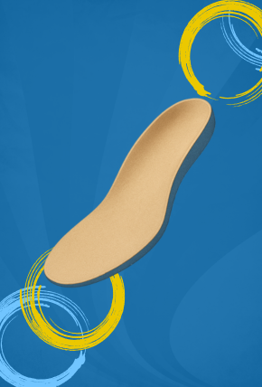 Palmilha ortopédica personalizada com Baroscan